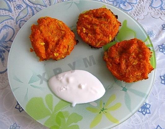 Carrot and apple cutlets