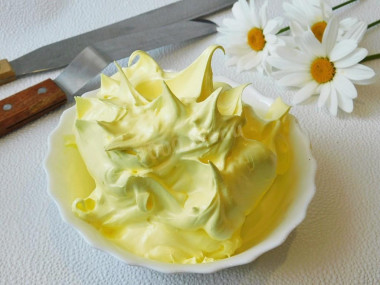 Protein butter cream for cake and baking