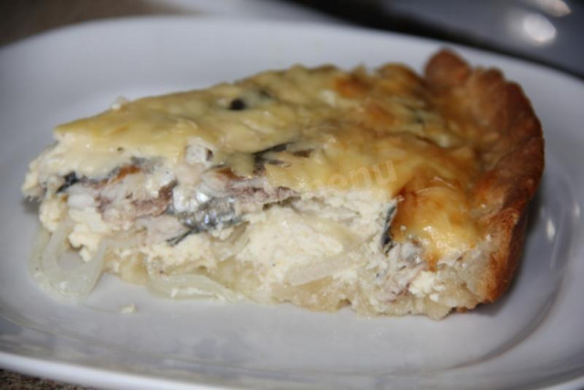 Fish pie with filling