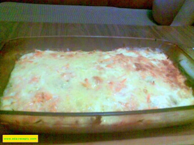 Fish casserole with carrots