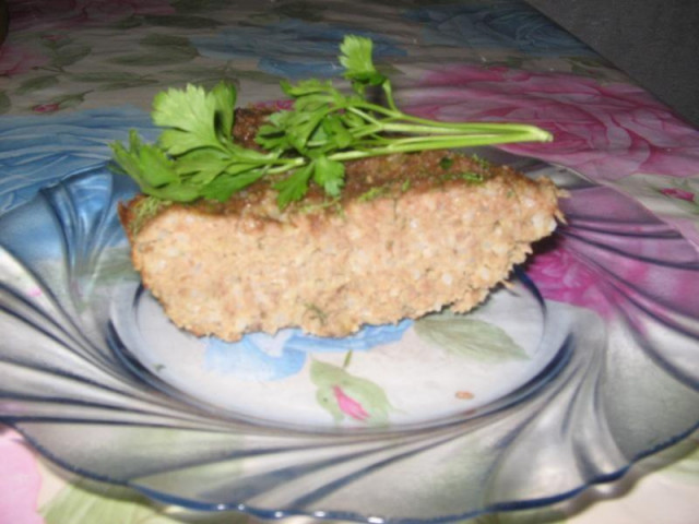 Beef souffle with rice