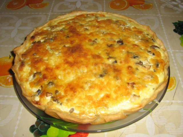 Chicken mushroom pie