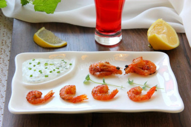 Grilled shrimp in a multi-cooker