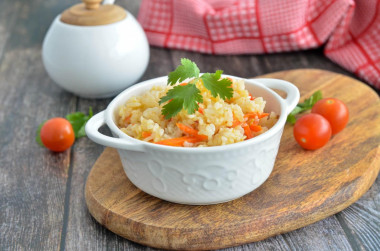 Vegetable pilaf with vegetables