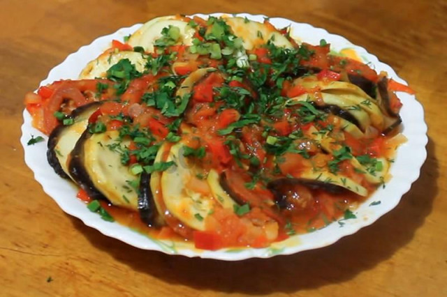 Ratatouille classic in a slow cooker