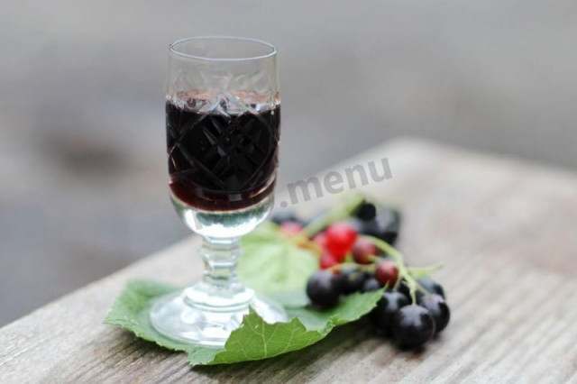 blackcurrant tincture with vodka