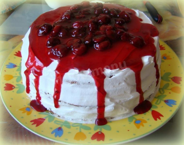 Cake from a cake in a slow cooker