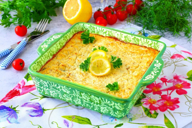 Fish souffle in the oven dietary