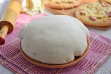 Pizza dough in the bread maker