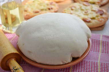 Pizza dough in the bread maker