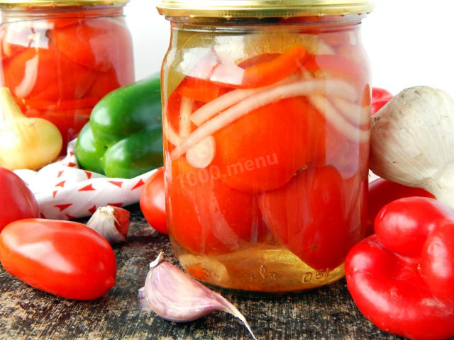Tomatoes in jelly for winter simple
