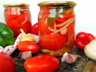 Tomatoes in jelly for winter simple