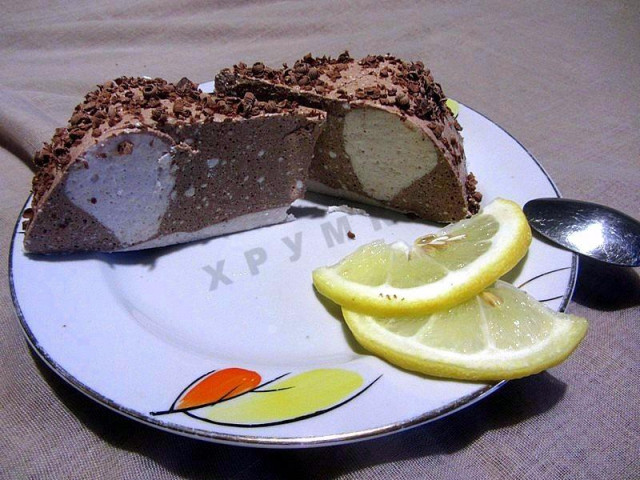 Chocolate curd dessert