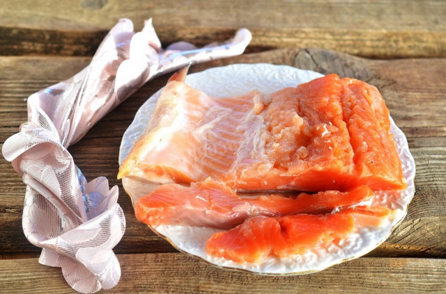 How to salt chum salmon
