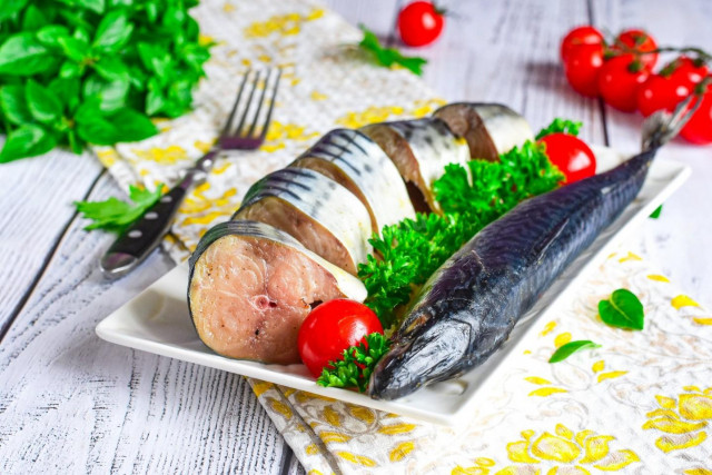 Mackerel without brine quickly at home