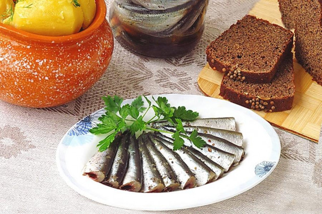 Spicy salted herring