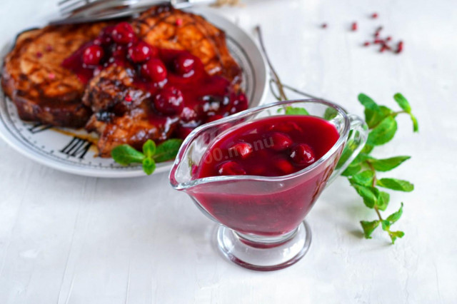 Cherry sauce for meat