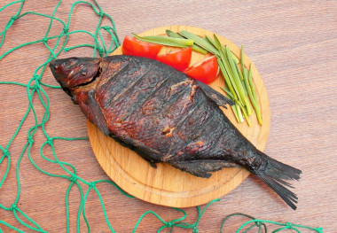 Hot smoked bream at home