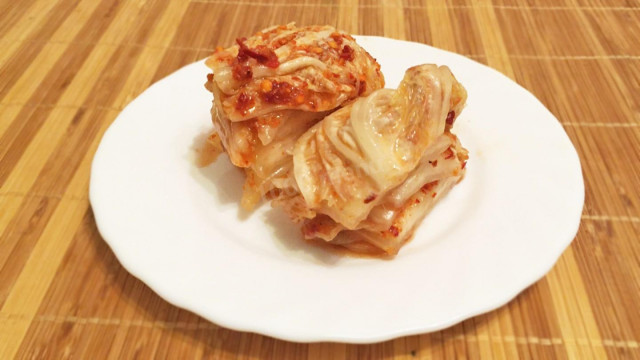 Kimchi - spicy pickled cabbage