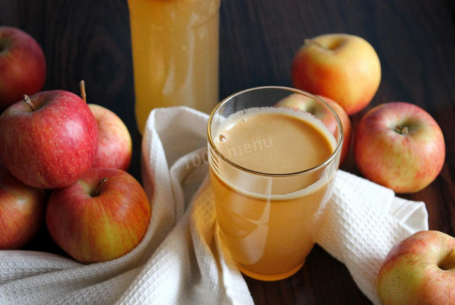 Sugar-free apple juice for winter