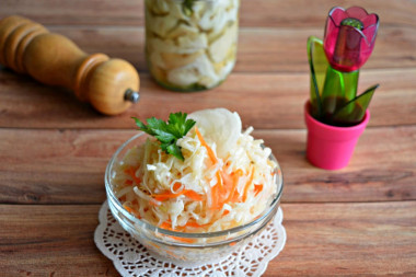 Sauerkraut without vinegar