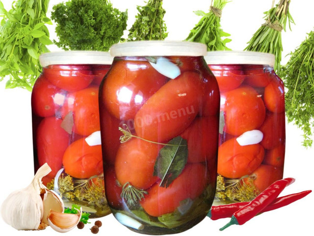 Instant pickled tomatoes