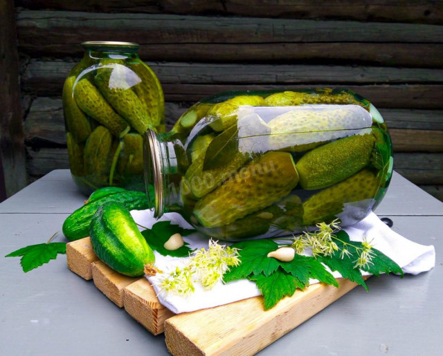 Pickled crispy cucumbers without sterilization for winter