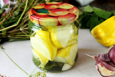 Pickled squash for winter