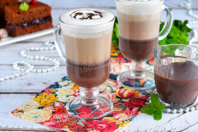 Coffee with cocoa and milk - moccachino