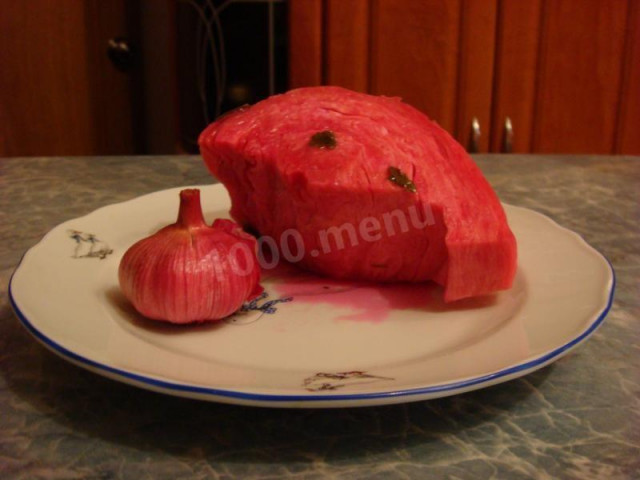 Pickled cabbage in Georgian