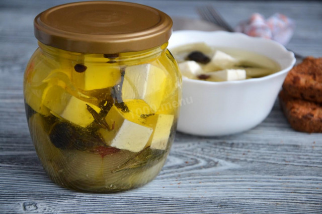 Pickled cheese