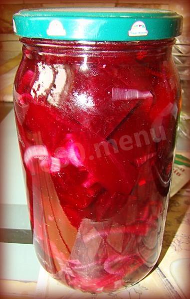 Pickled beetroot for winter