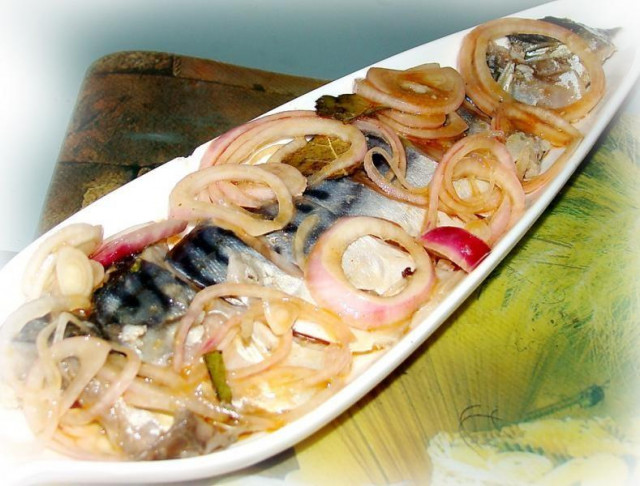 Marinated mackerel in Brazilian style