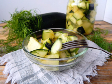 Zucchini like mushrooms for winter