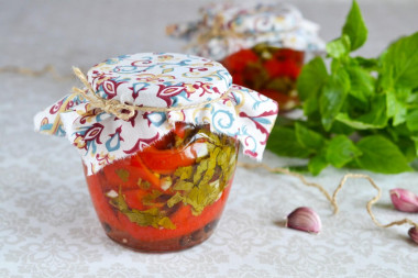 Bulgarian pepper for winter without sterilization