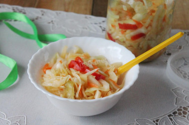 Cabbage and carrot salad will lick your fingers for the winter