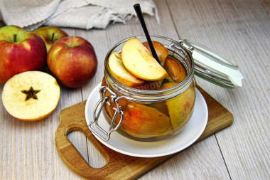 Apples for winter without sterilization