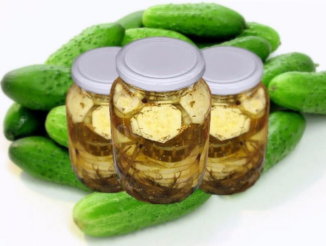 Pickled vegetables with horseradish and garlic for winter