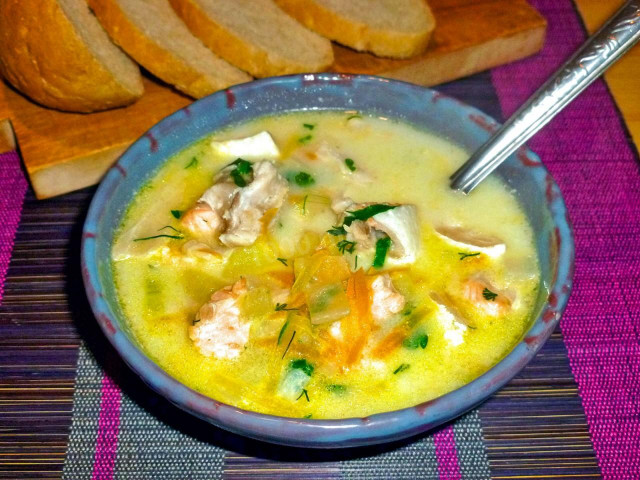 Creamy Finnish salmon soup