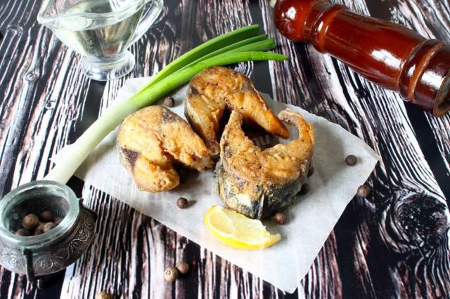 Pan-fried mackerel