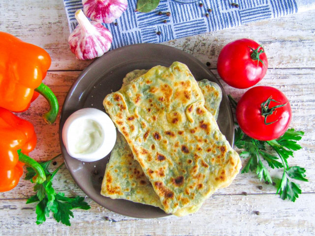 Gozleme Turkish tortillas with cheese