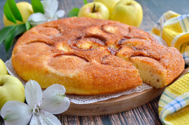 Apple pie in a frying pan