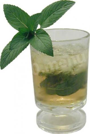 Cocktail with mint &amp;quot;French mix&amp;quot;