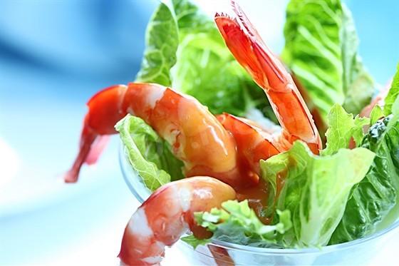 Seafood sea cocktail salad
