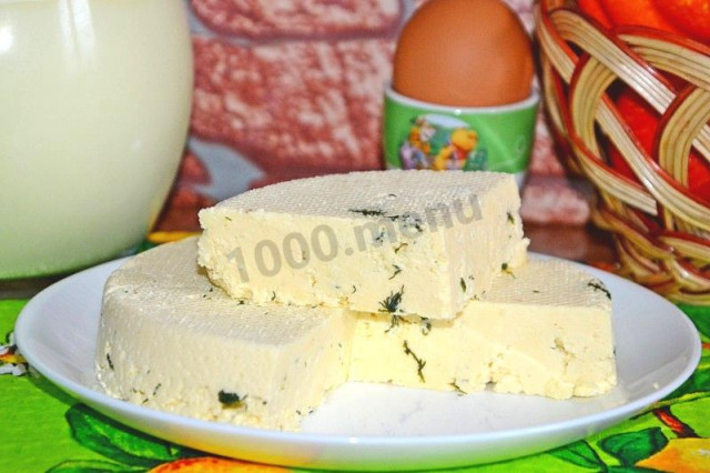 Cheese with herbs