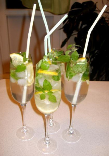 Homemade mojito