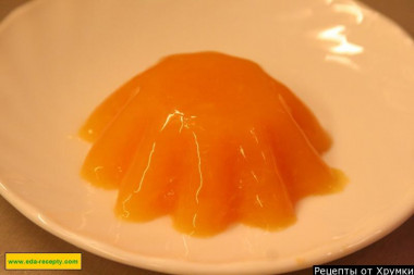 Orange juice jelly