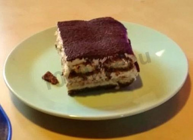 Tiramisu from Alexey with mascarpone