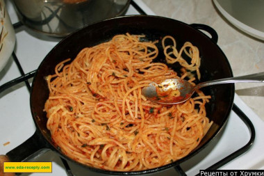 Spaghetti is quick and easy