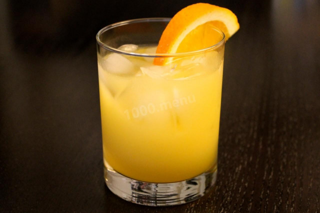 Orange cocktail with vodka